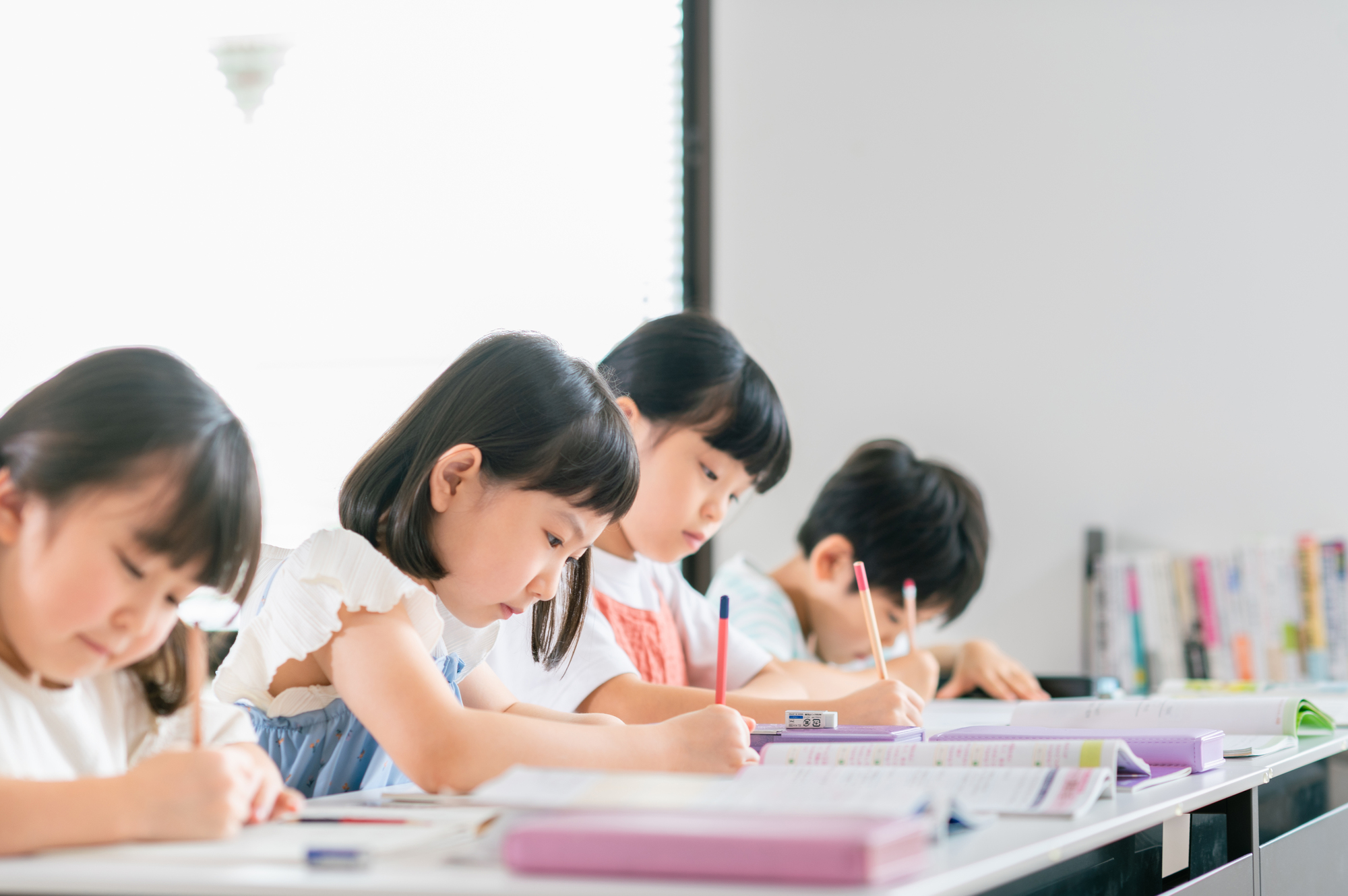 絶対合格‼︎小学受験、中学受験、親子で勉強！学習デスク！ 事務机・学習机