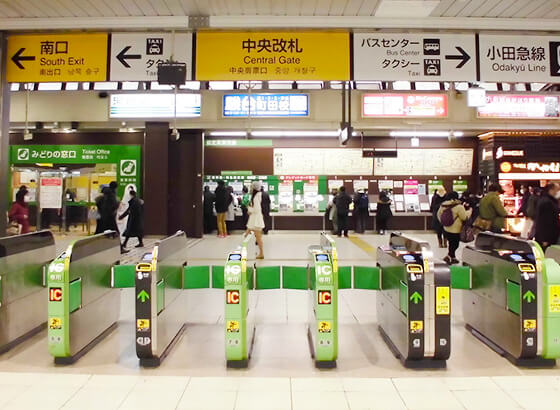 JR町田駅中央改札口